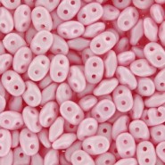 SuperDuo perlen 2.5x5mm Powdery - Pastel Pink
